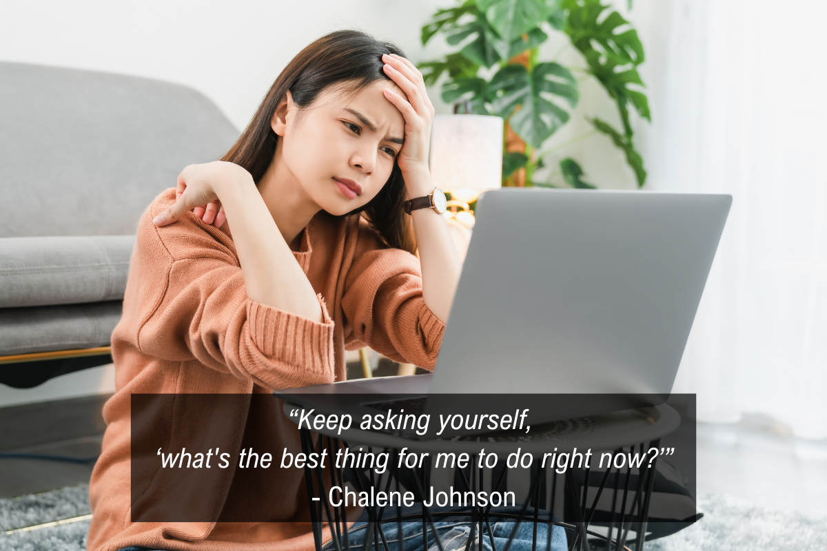 Chalene Johnson stress quote - best thing
