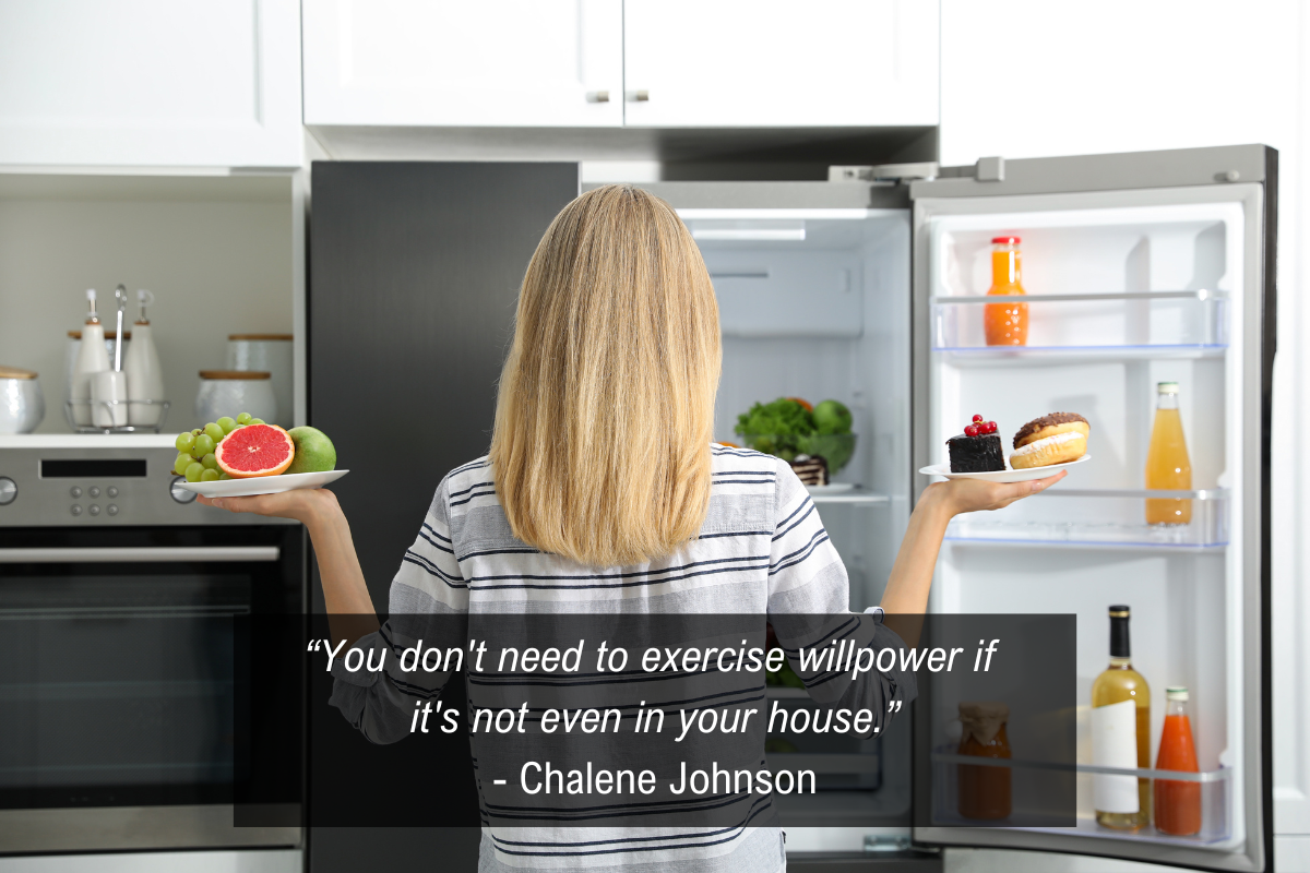 Chalene Johnson increase willpower quote - exercise house