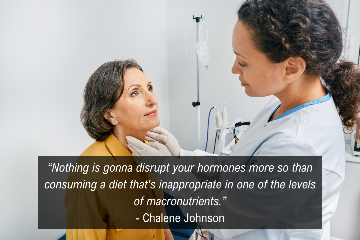 Chalene Johnson women’s hormone health quote - diet