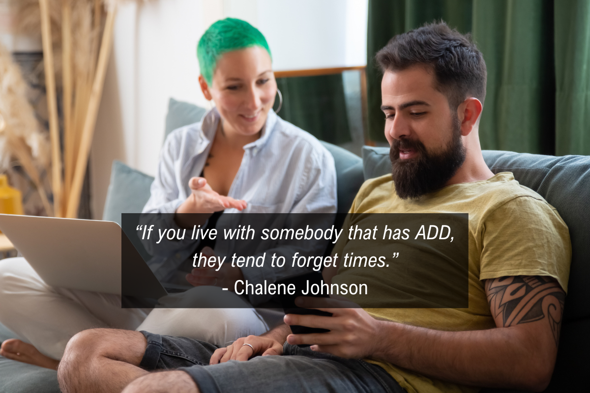 Chalene Johnson ADD ADHD quote - time