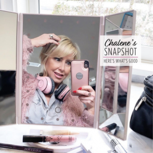 Chalene Johnson taking a picture of herself in a mirror