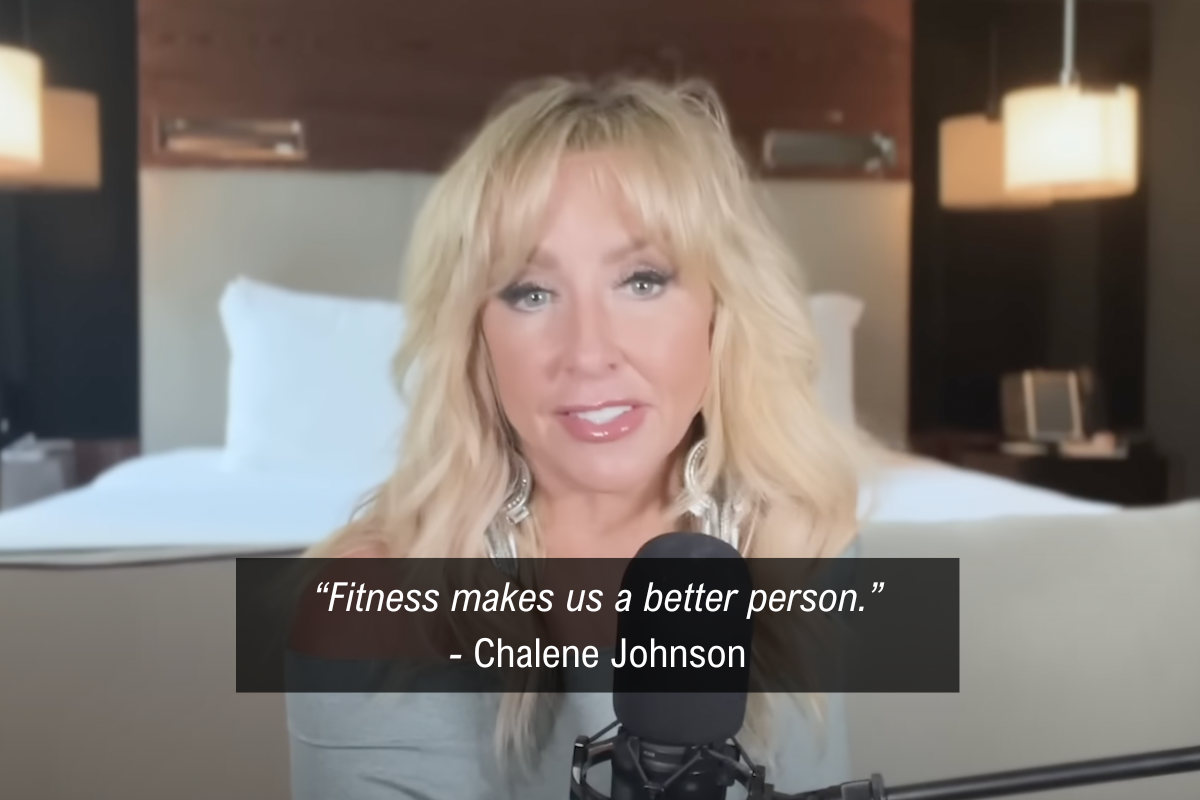 Chalene Johnson Fitness Myths quote - better person