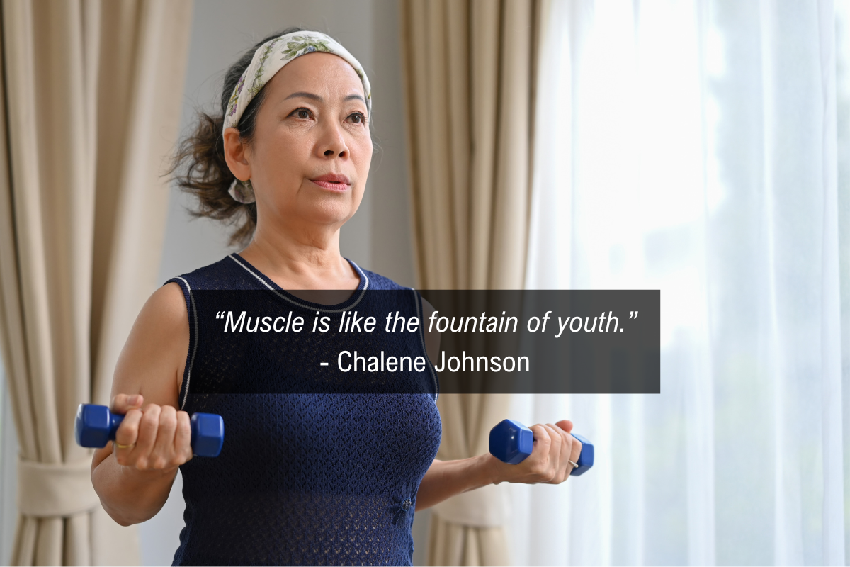 Chalene Johnson Fitness Myths quote - fountain of youth