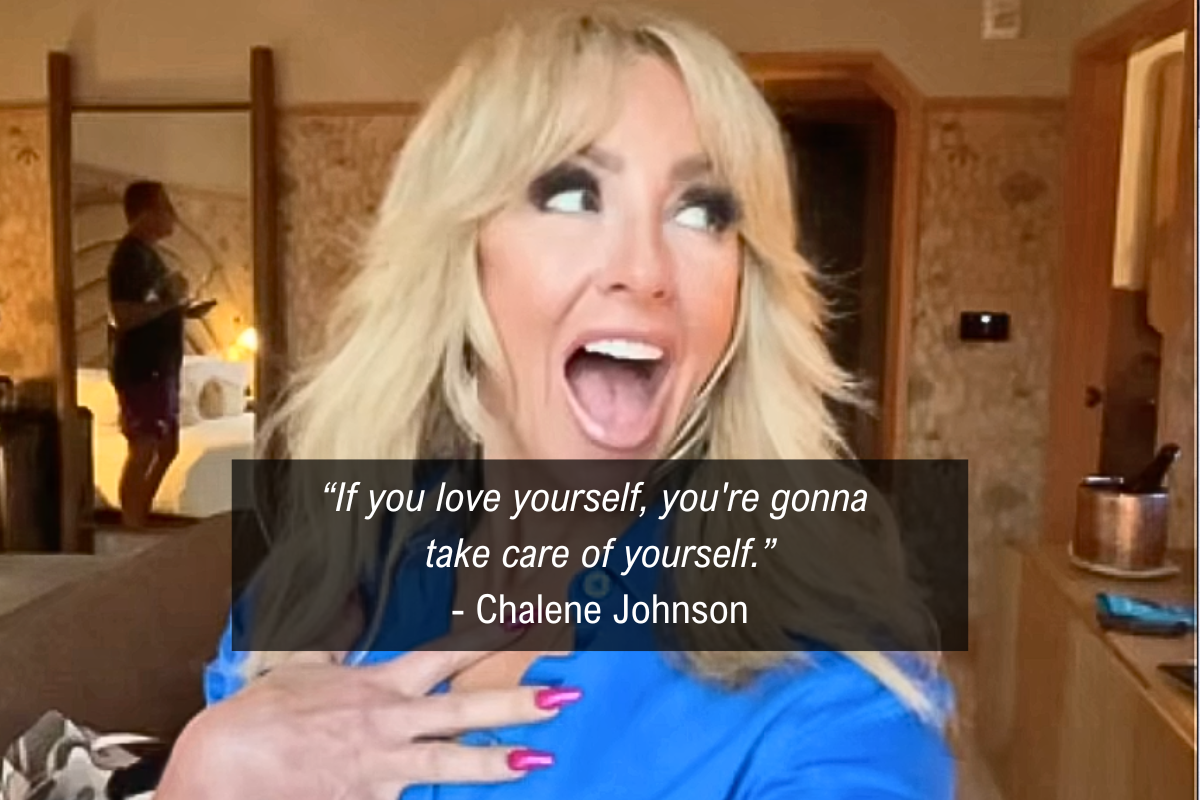 Chalene Johnson body image quote - love