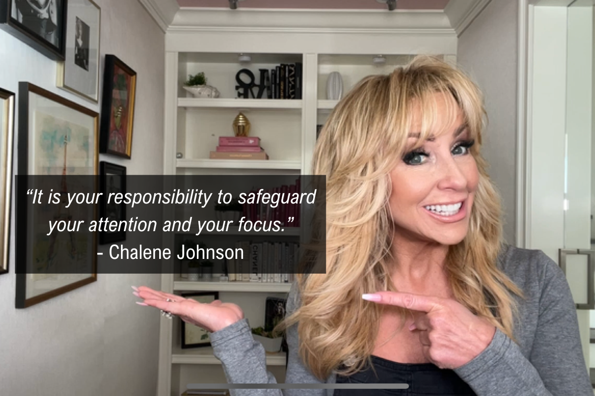 Chalene Johnson ADD quote - attention focus