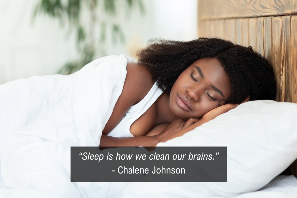 Chalene Johnson ADD quote - sleep