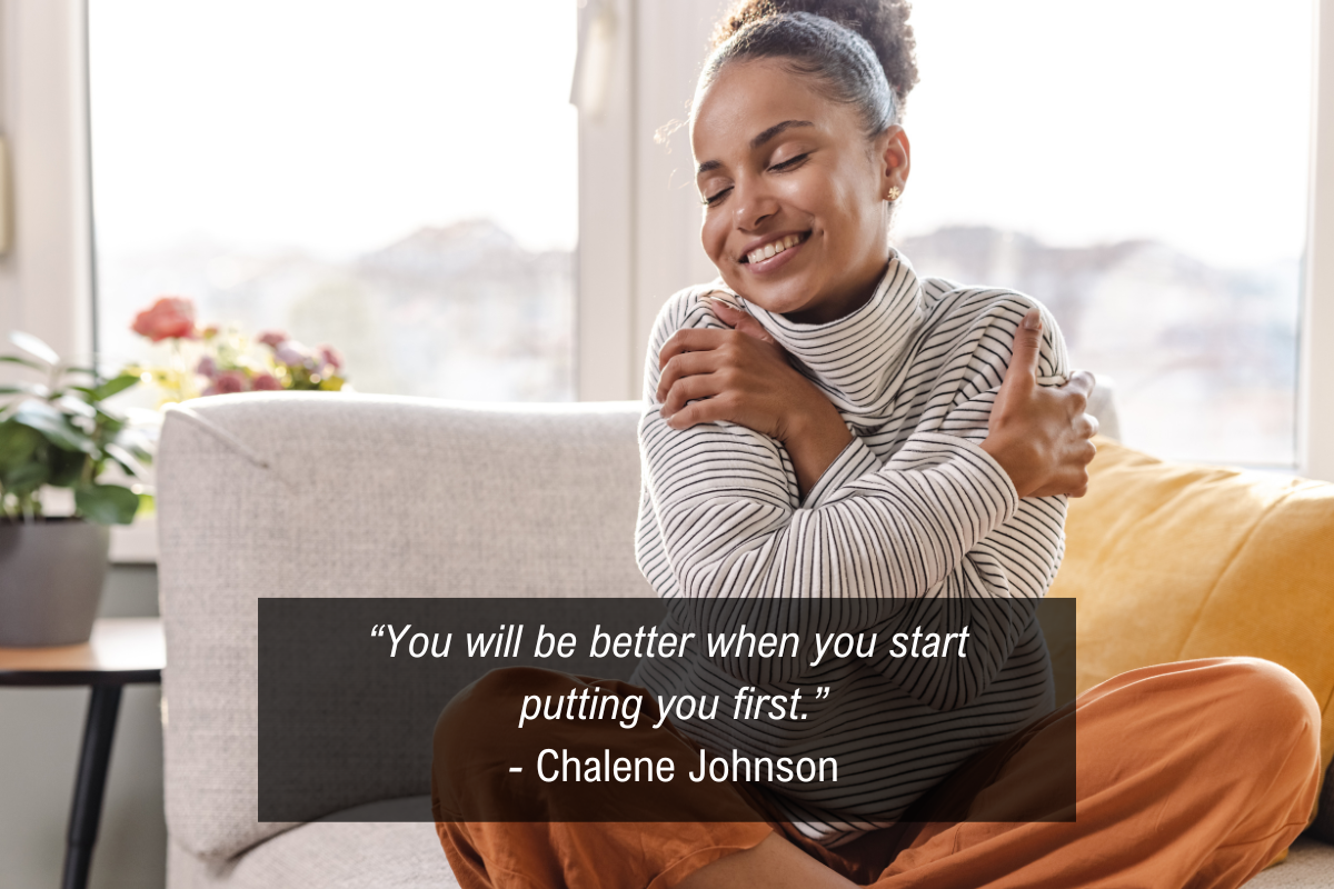 Chalene Johnson motivation quote - you first