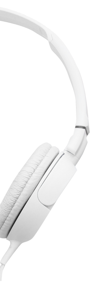 White Color Headphones