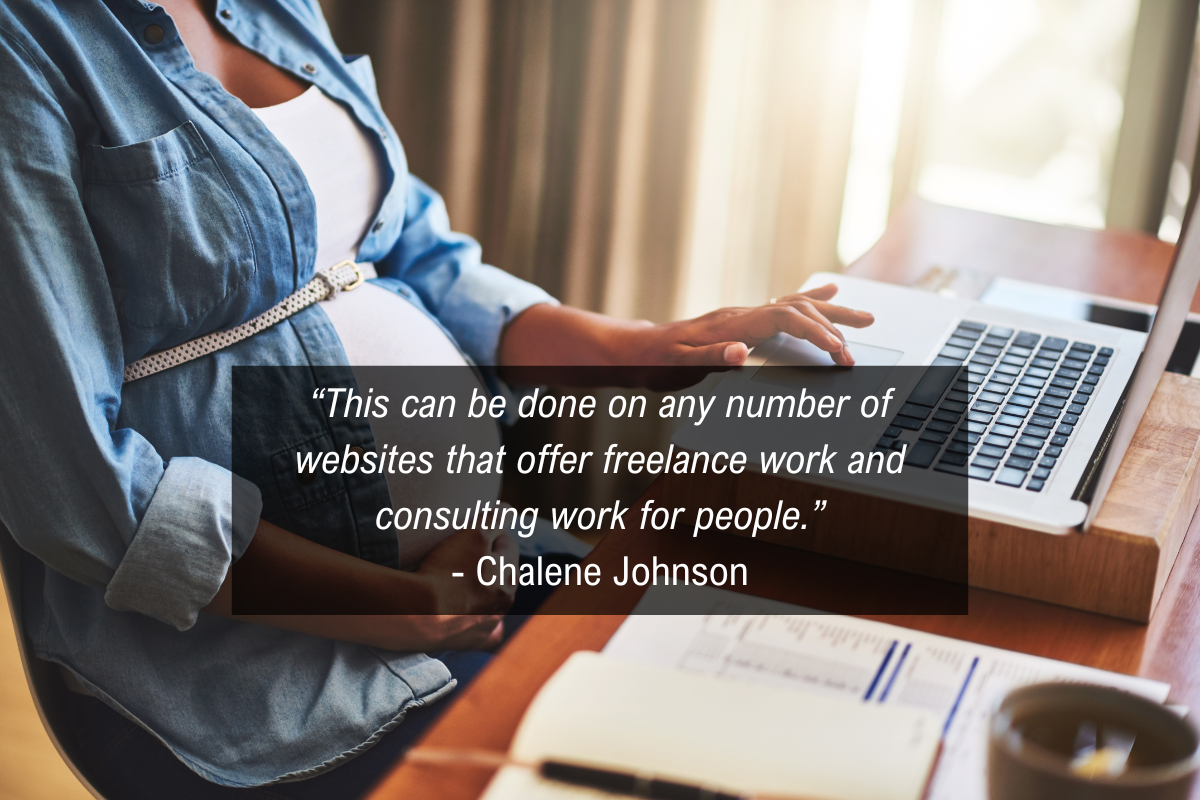 Chalene Johnson Make Extra Income quote - freelance consulting