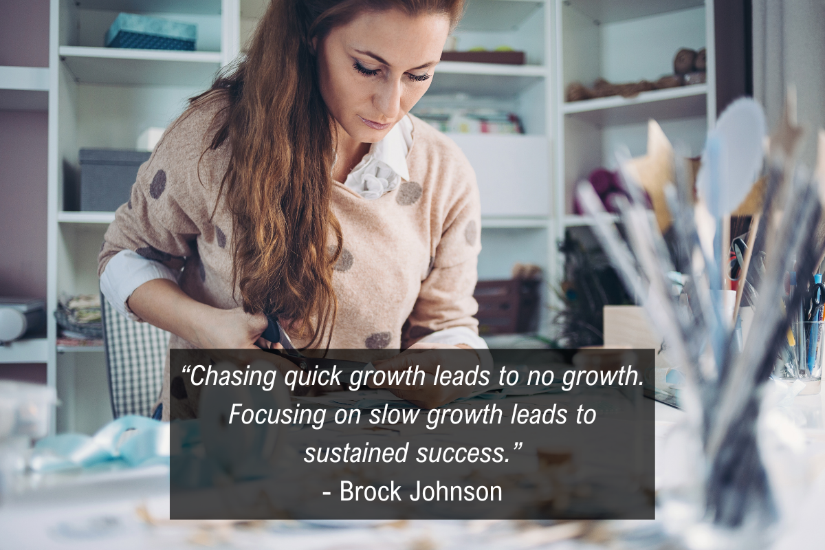 Chalene Johnson Brock consistent despite challenges quote - growth