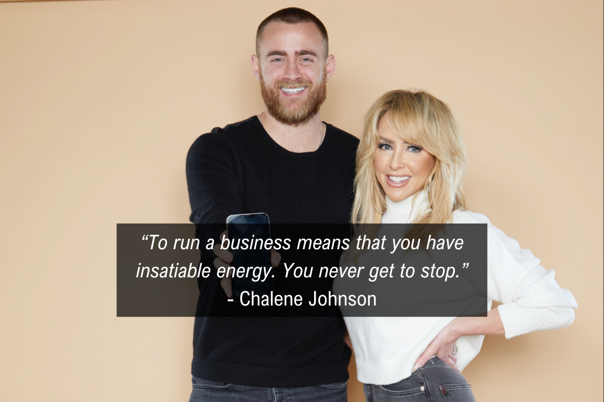 Chalene Johnson Start a Business quote - never stop