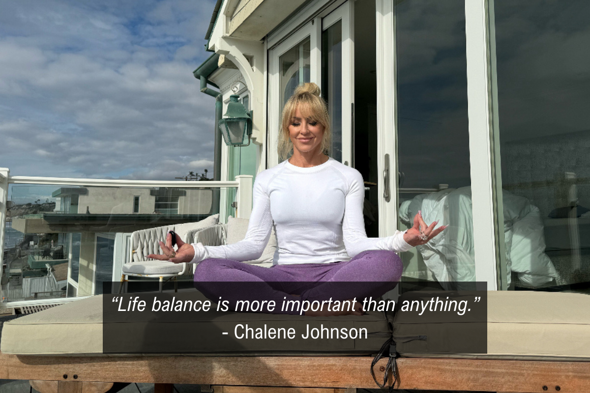 Chalene Johnson burnout quote - life balance