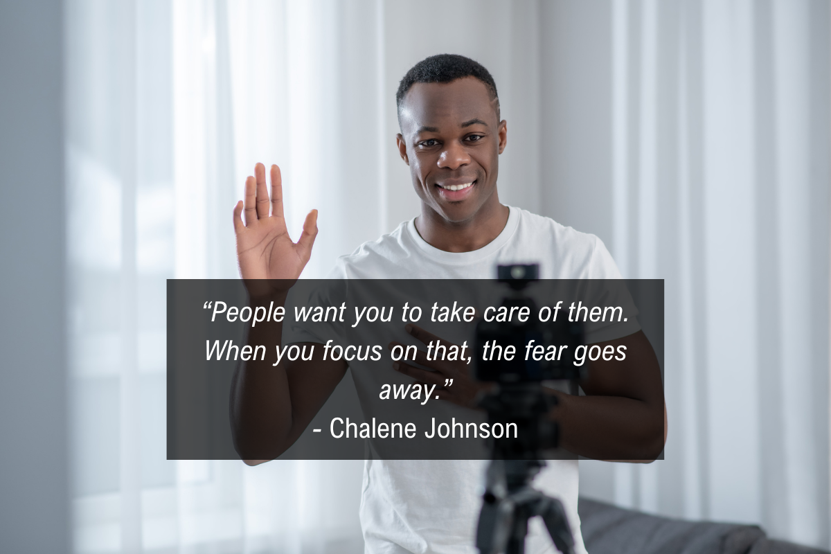 Chalene Johnson video comfortable quote - care