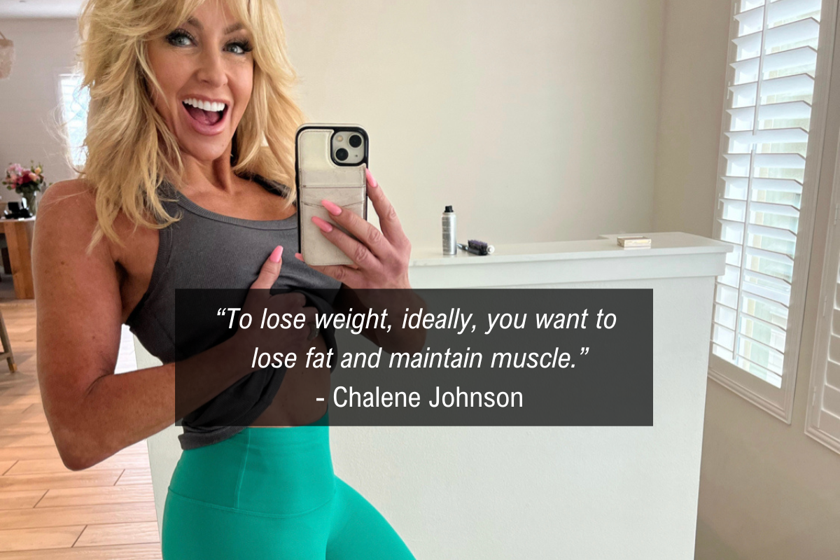 Chalene Johnson protein quote - lose weight