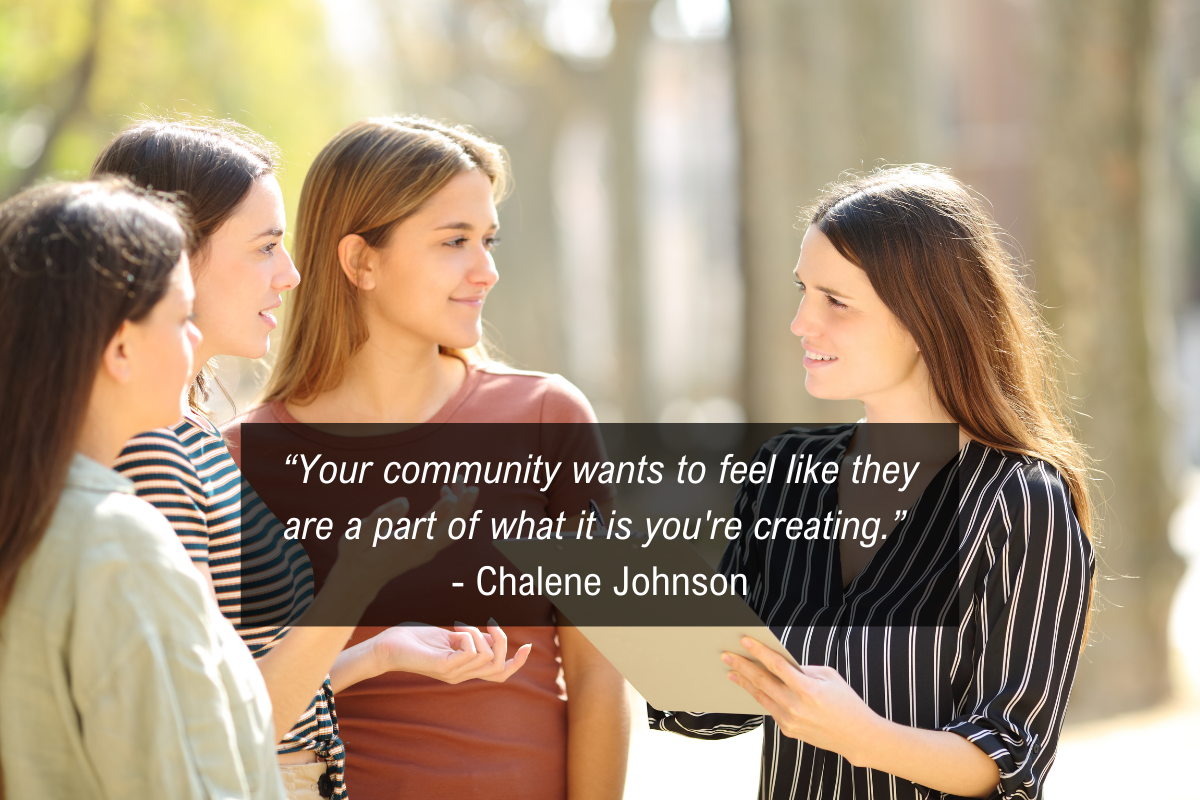 Chalene Johnson Business Growth quote - community