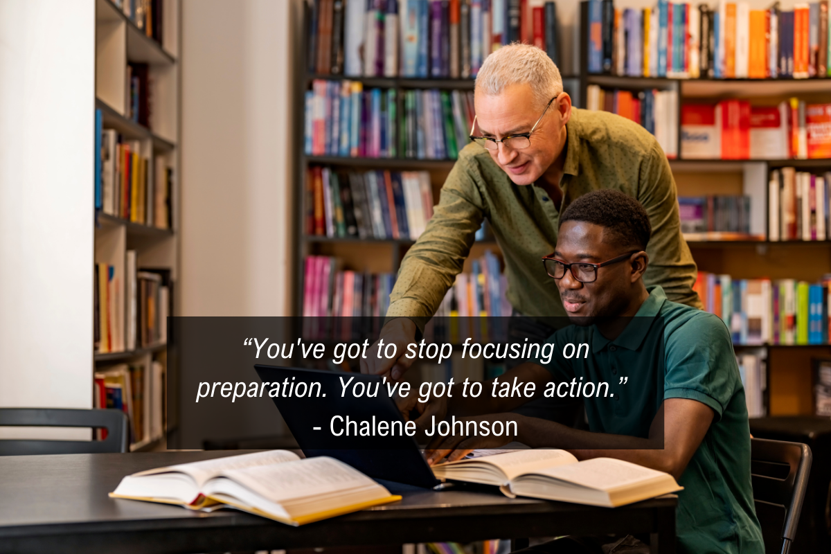Chalene Johnson business books quote - preparation action