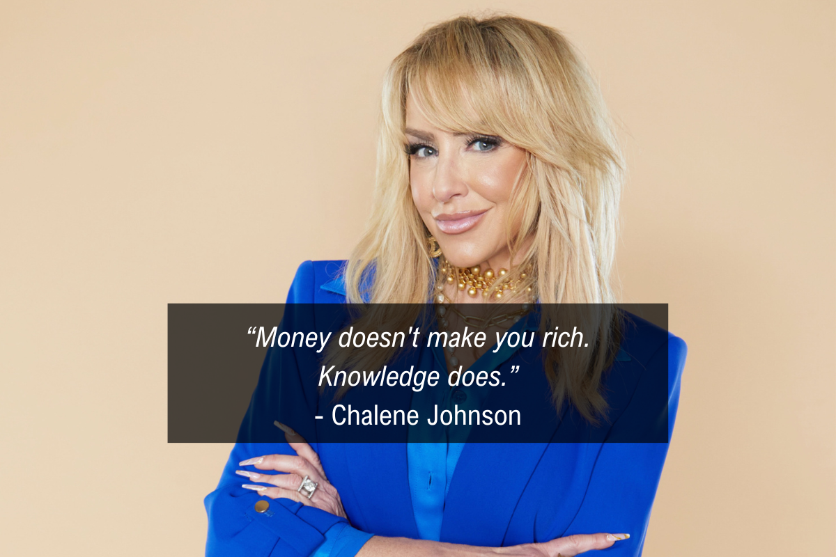 Chalene Johnson money mindset book quote - rich knowledge