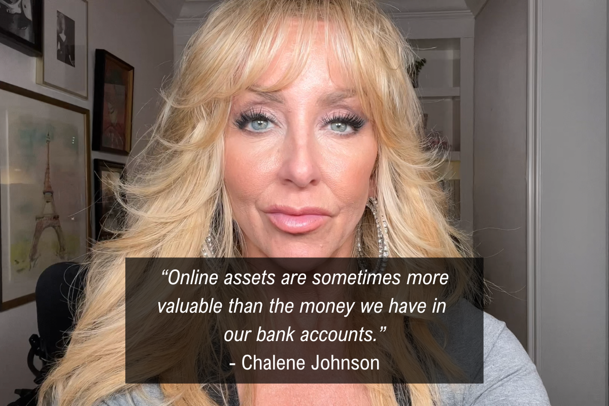 Chalene Johnson share passwords quote - valuable