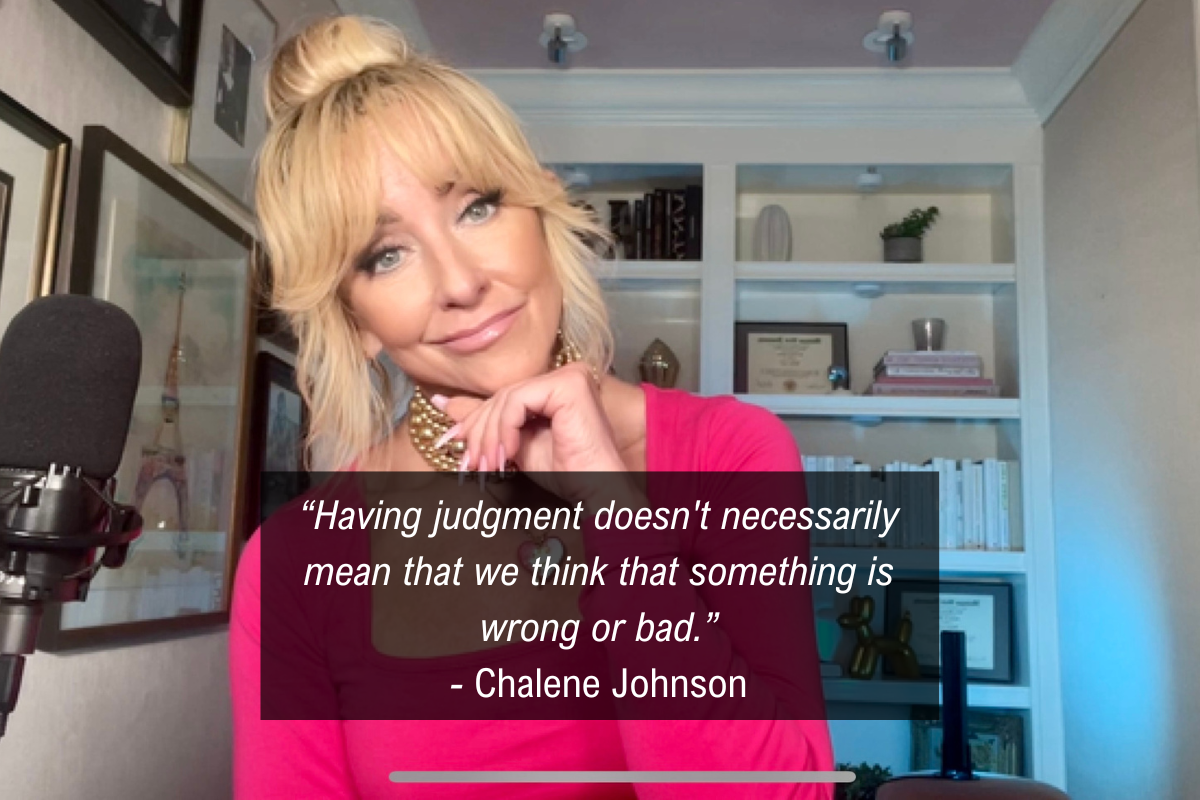 Chalene Johnson fear of judgement quote - wrong bad