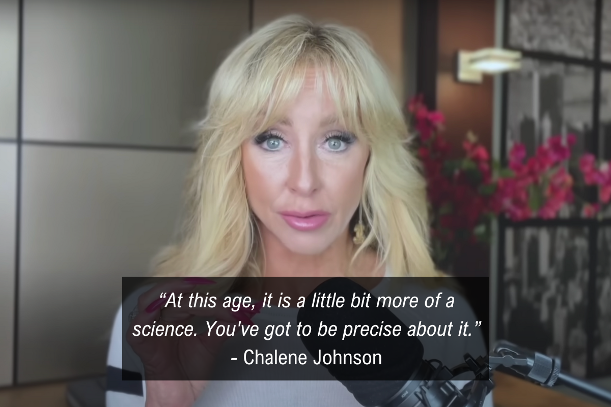 Chalene Johnson menopausal weight gain quote - science
