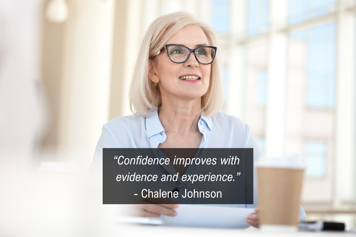 Chalene Johnson more confidence communicate quote - evidence