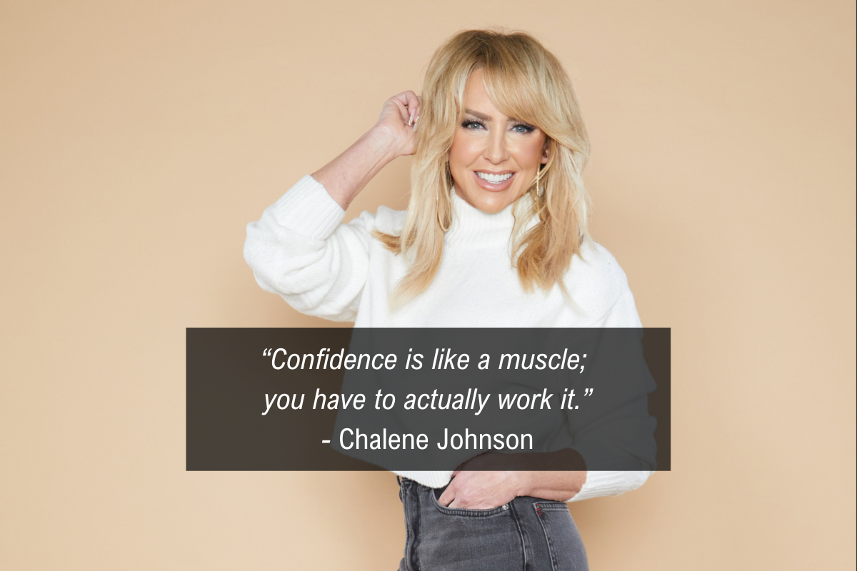 Chalene Johnson more confidence communicate quote - muscle