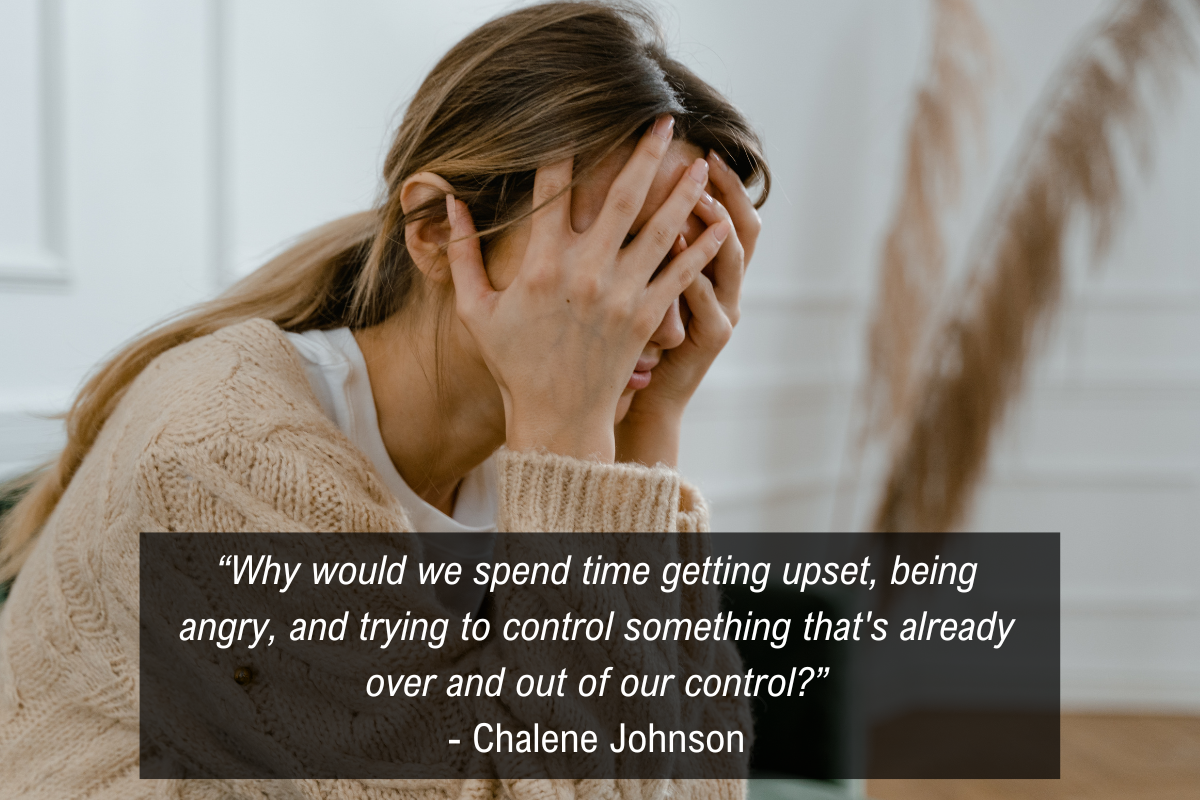 Chalene Johnson carsmart quote - upset