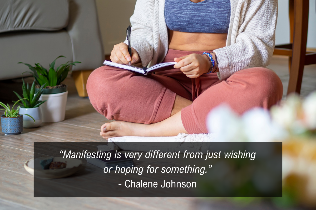Chalene Johnson manifest quote - wishing