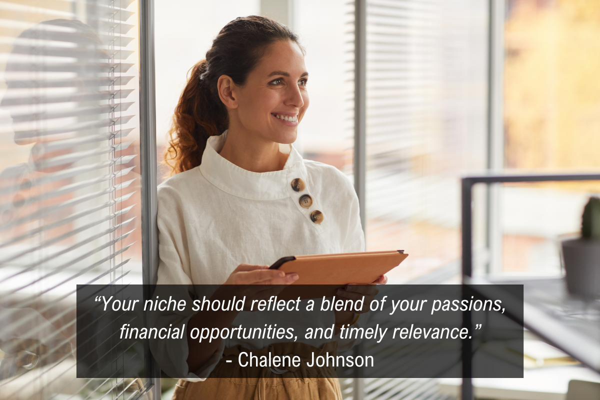 Chalene Johnson stand out quote - niche