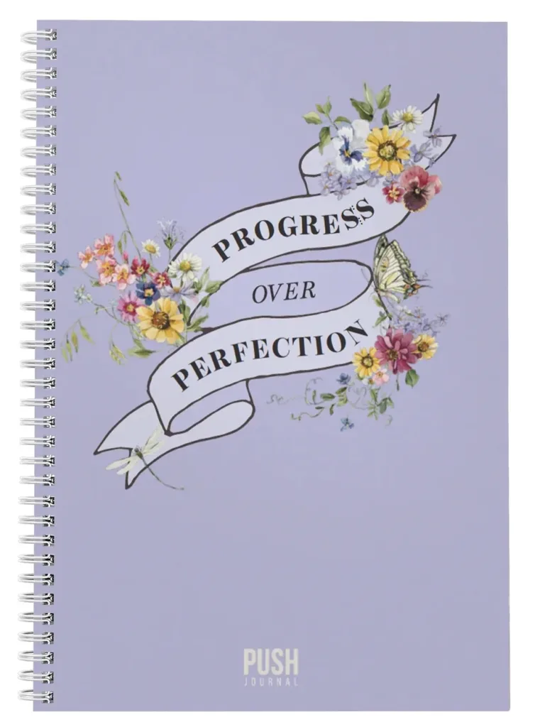 progress over perfection push journal