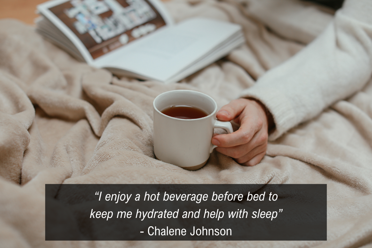 Chalene Johnson winter beauty products quote - beverage