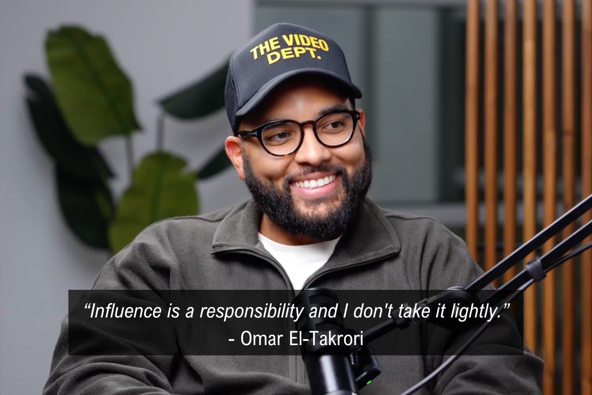 Omar El-Takrori youtube advice - influence