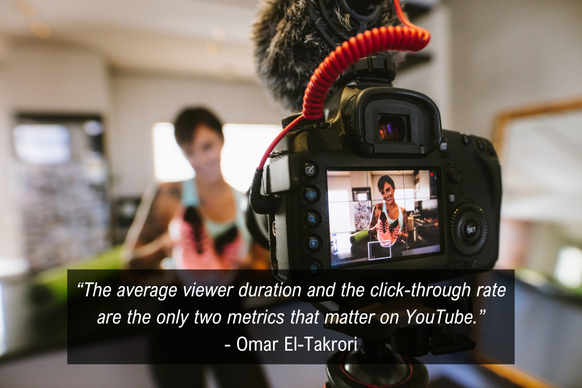 Omar El-Takrori youtube advice - metrics
