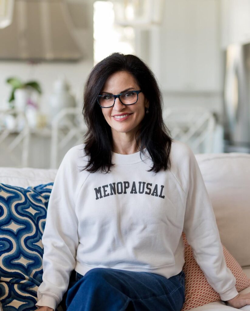 Mary Claire Haver sweat shirt menopause weight gain