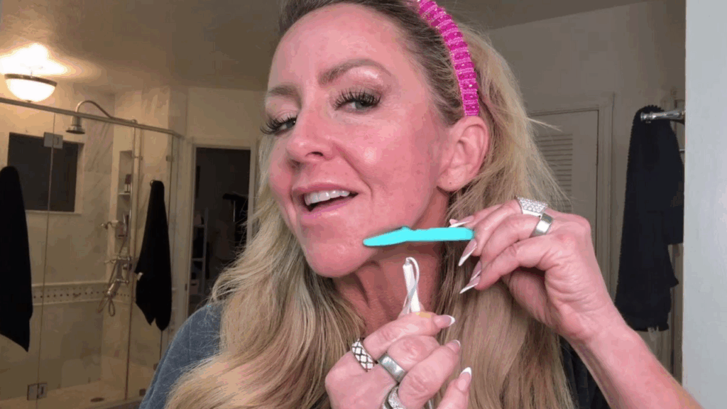 Face exfoliator and shaver