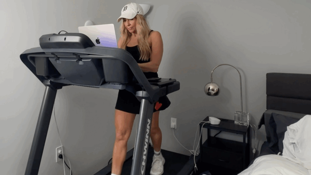 Chalene walking treadmill for cellulite
