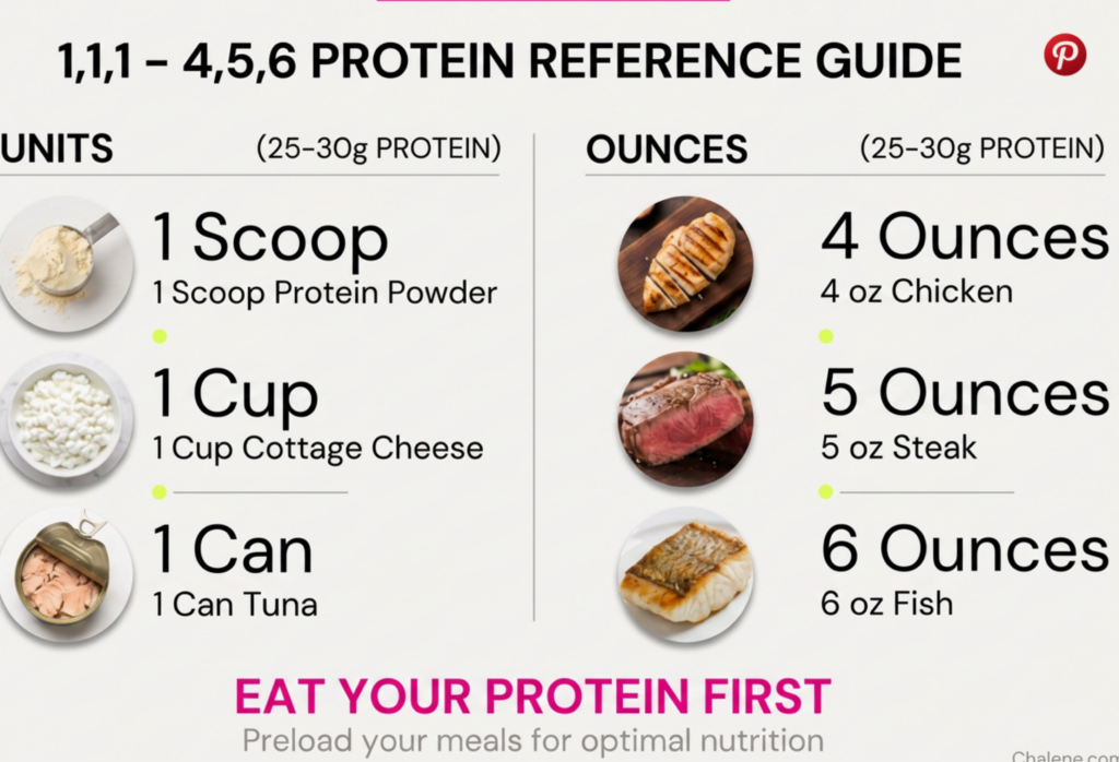 Protein Guide In Grams and Ounces